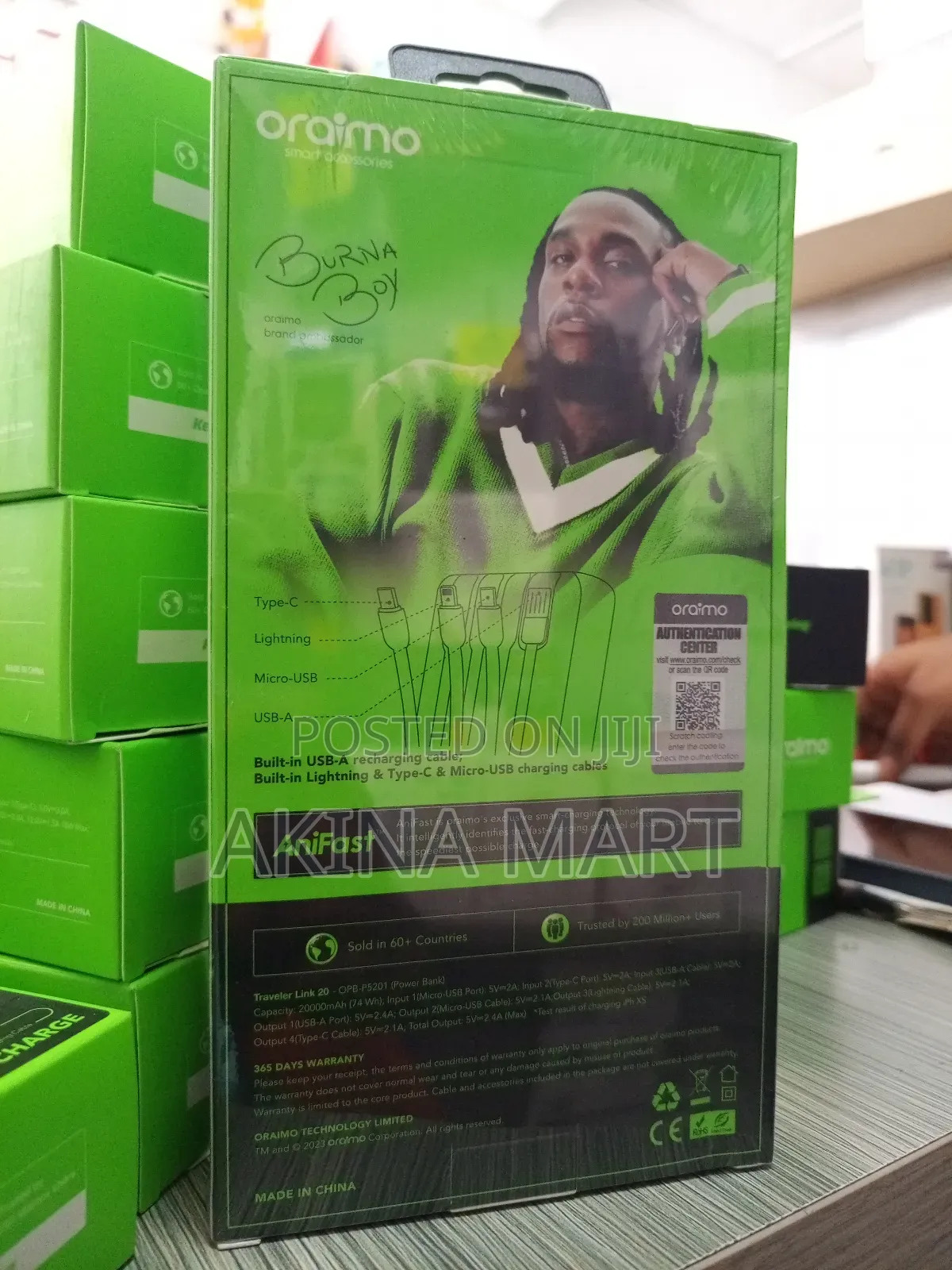 Oraimo 20000mah Power Bank 20000mah