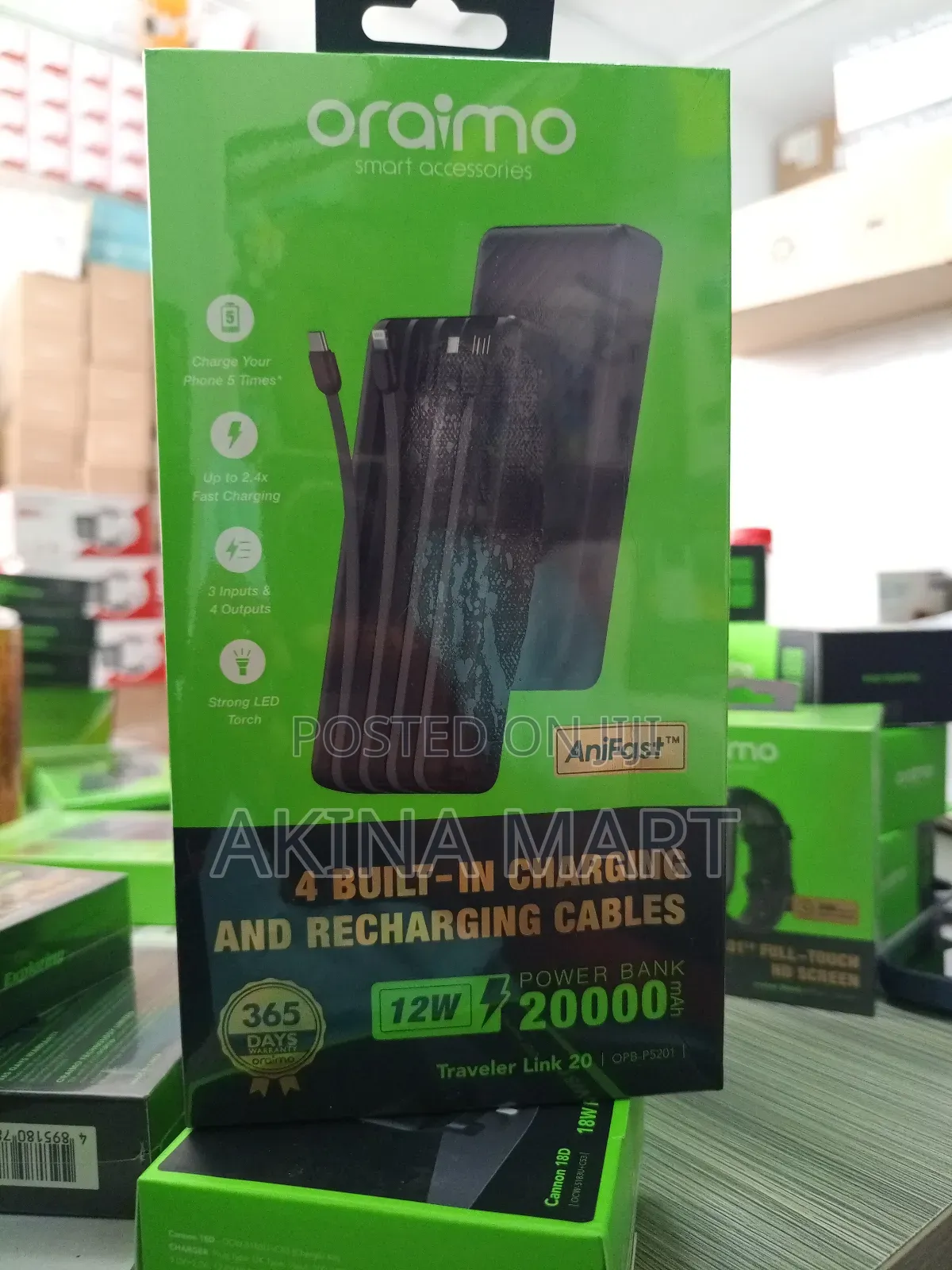 Oraimo 20000mah Power Bank 20000mah