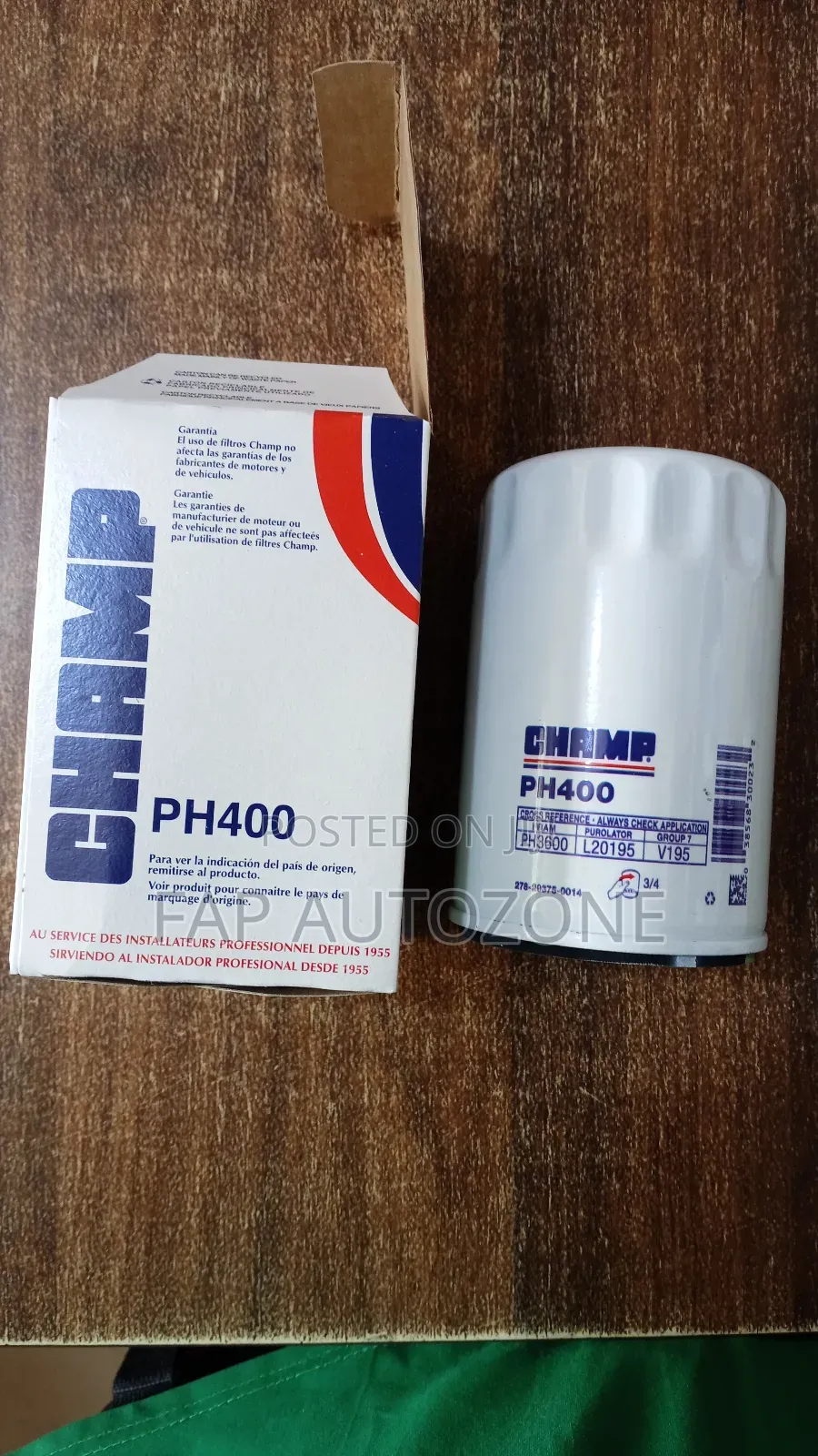 Ford; Jeep; Dodge. Original Champ Ph400 Oil Filters