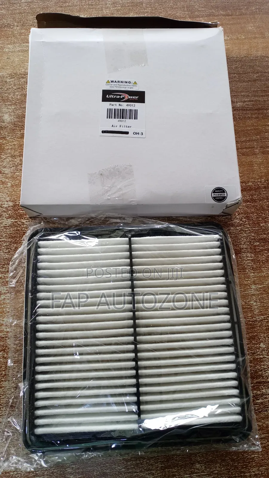 10333. Original Ultra Power Air Filter From Usa