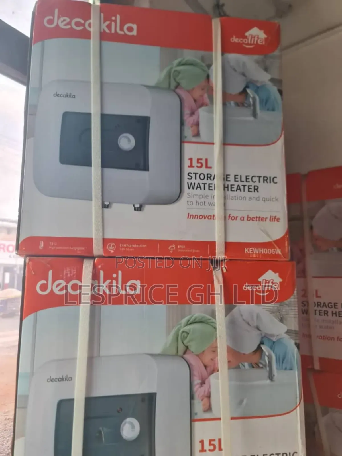 Decakila 15l Electric Heater - Hot Water in Minutes