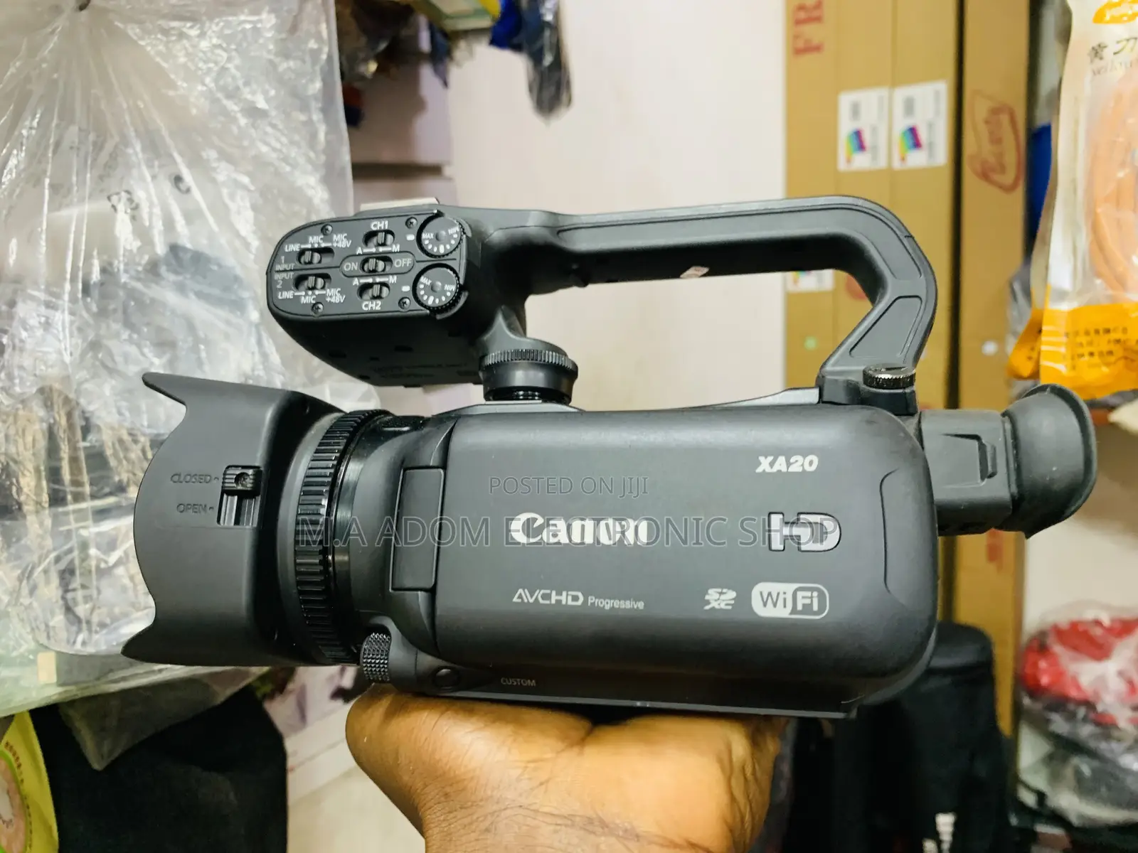 Live Streaming Canon Xa 20 Camera