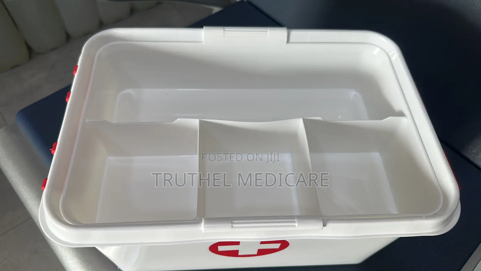 Plastic First Aid Box - Unpacked