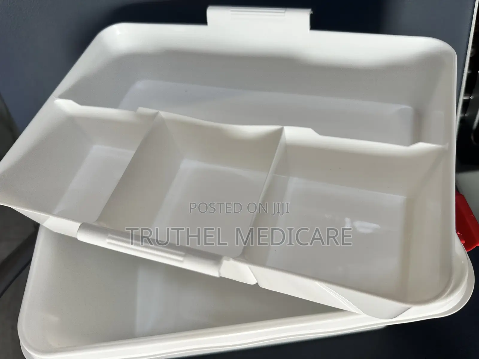 Plastic First Aid Box - Unpacked