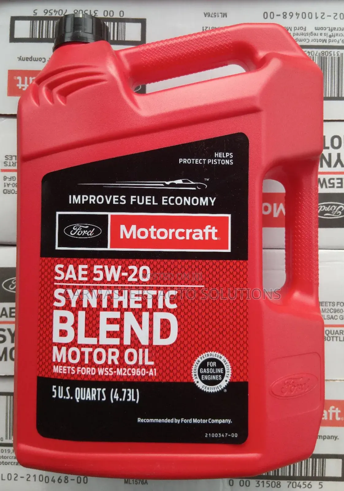 Motorcraft 5w20 Synthetic Blend Engine Oil