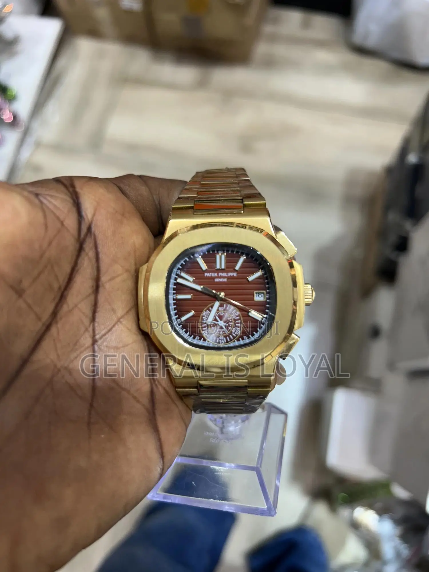 Patek Philippe Nautilus Gold Blue Dial