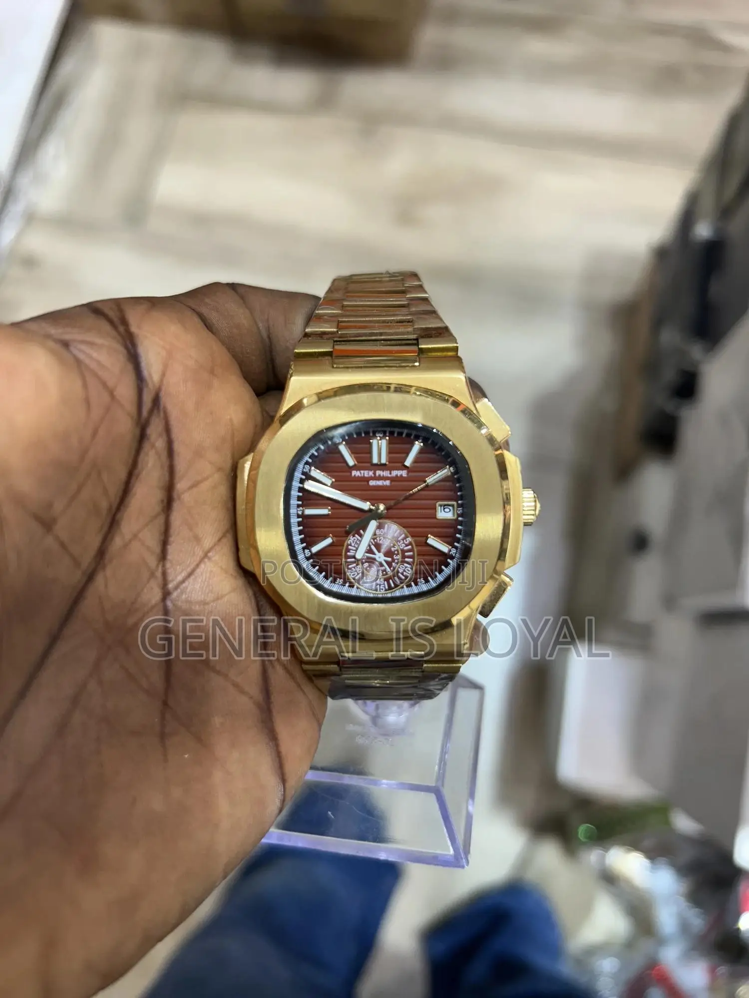 Patek Philippe Nautilus Gold Blue Dial