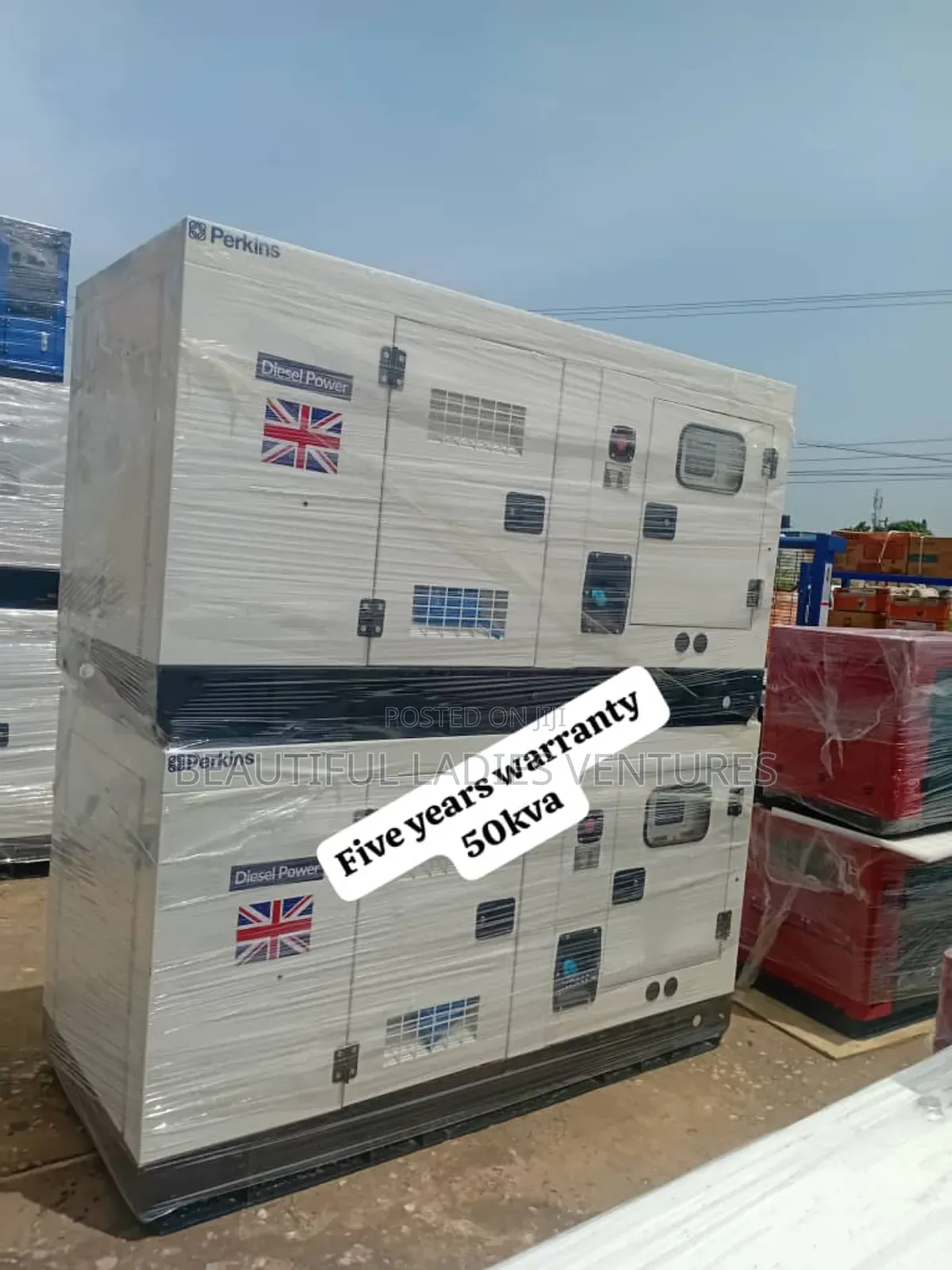 Extended Lifespan 50kva Perkins Diesel Generator 50000watts