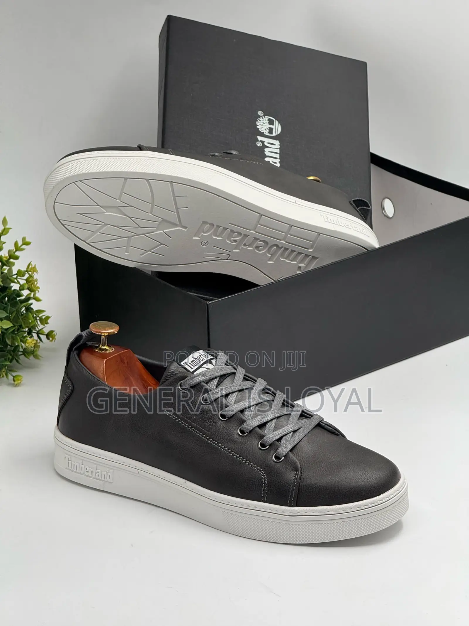 Grey and White Timberland