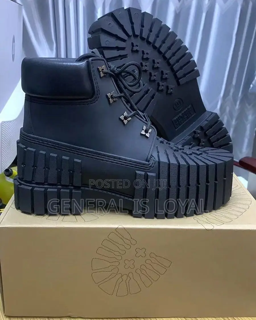 MSCHF Timberland Black