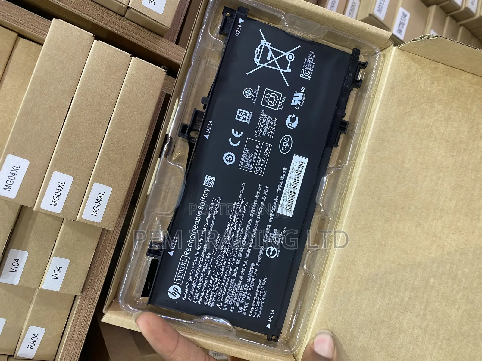Hp Te03xl Laptop Battery Compatible With Hp Pavilion