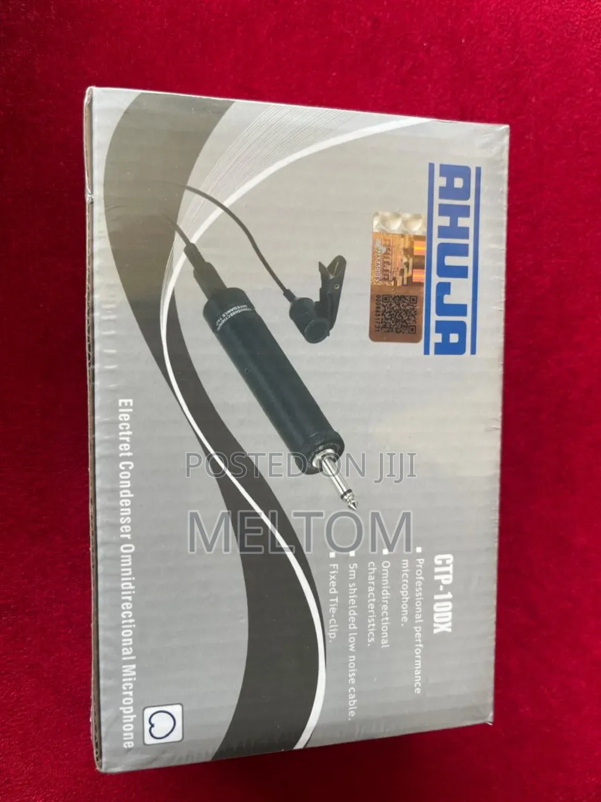 Ahuja Lapel/Tie Corded Microphone