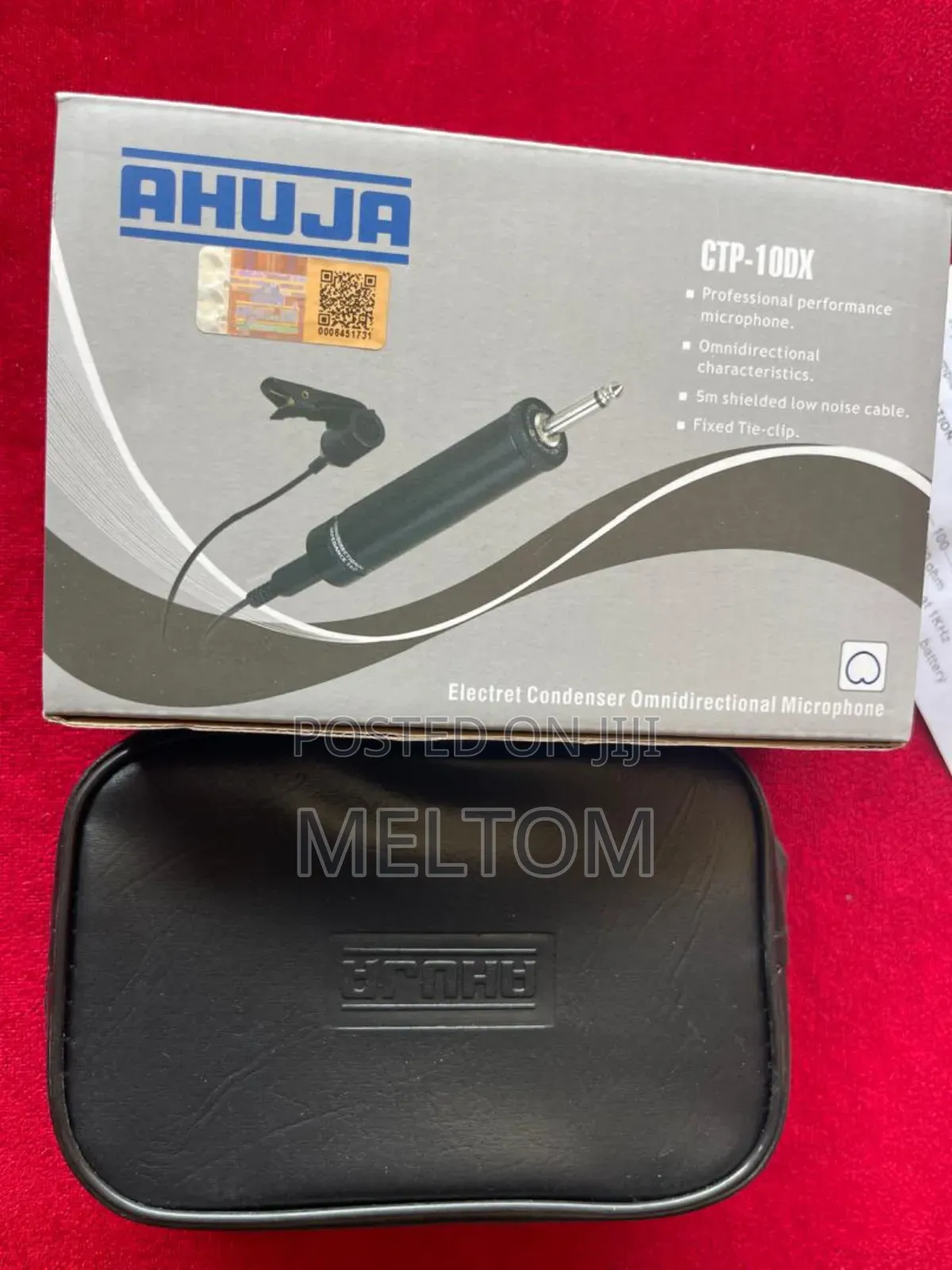 Ahuja Lapel/Tie Corded Microphone