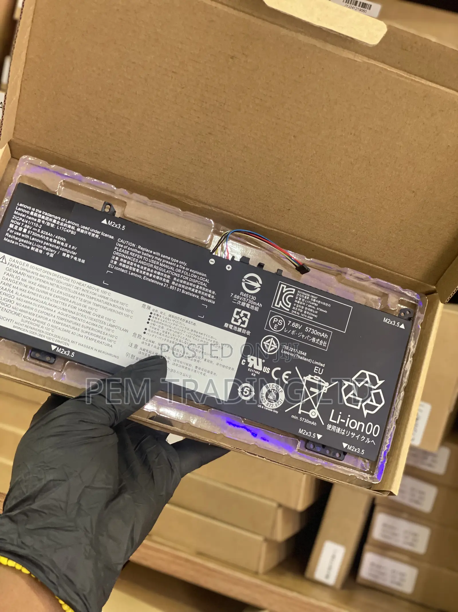 L17c4pb0 L17c4pb2 L17m4pb0 L17m4pb2 Battery Lenovo Ideapad
