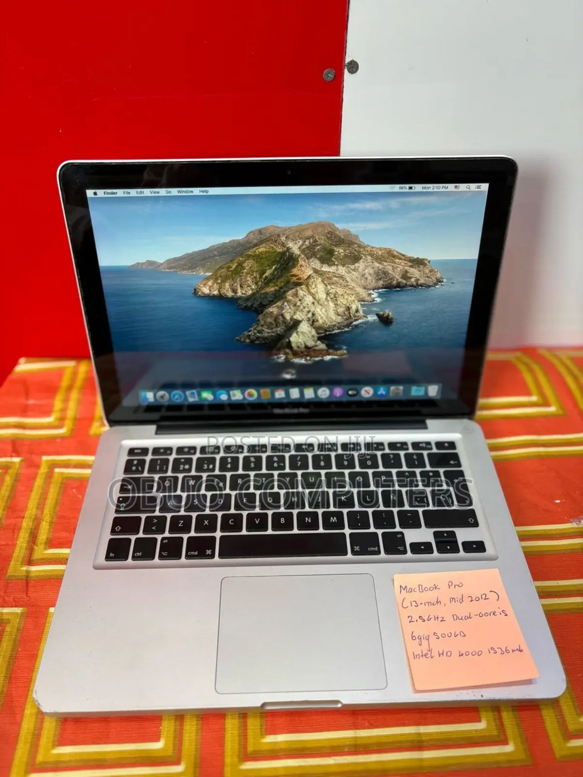 Laptop Apple MacBook 2012 8GB Intel Core I5 HDD 128GB
