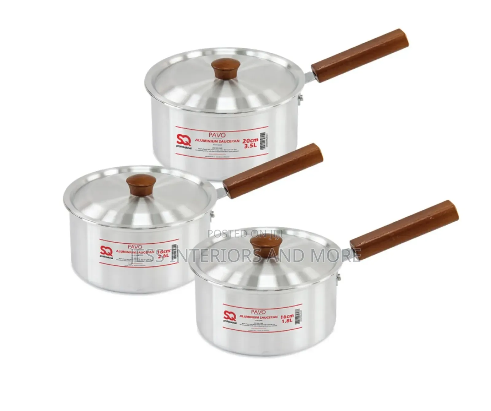 Galaxis Pavo Aluminium Stockpot Set