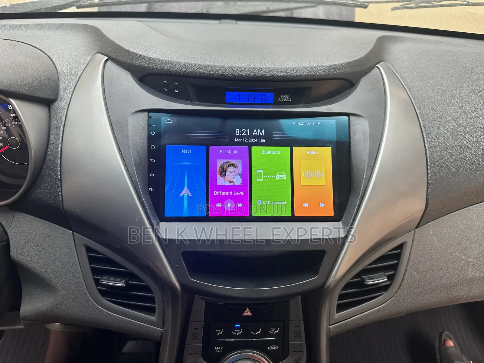 Android Car Tape Elantra 2011-15 Carplay