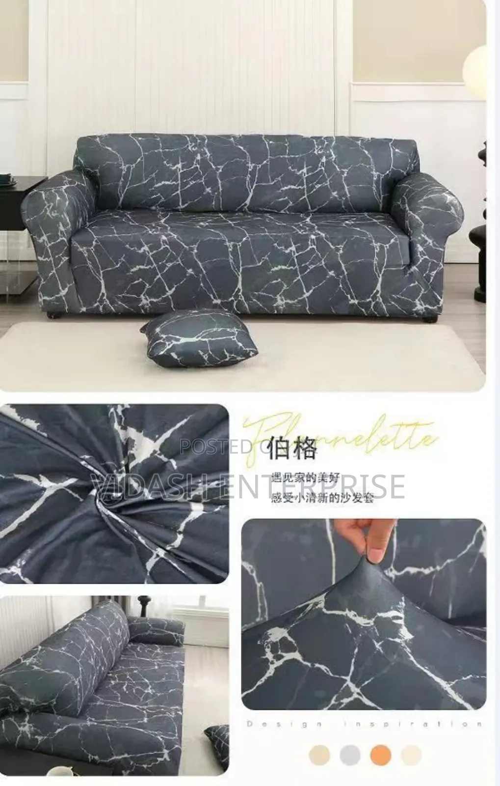 Cozy and Comfortable Sofa Cover Provides a Soft Seating 