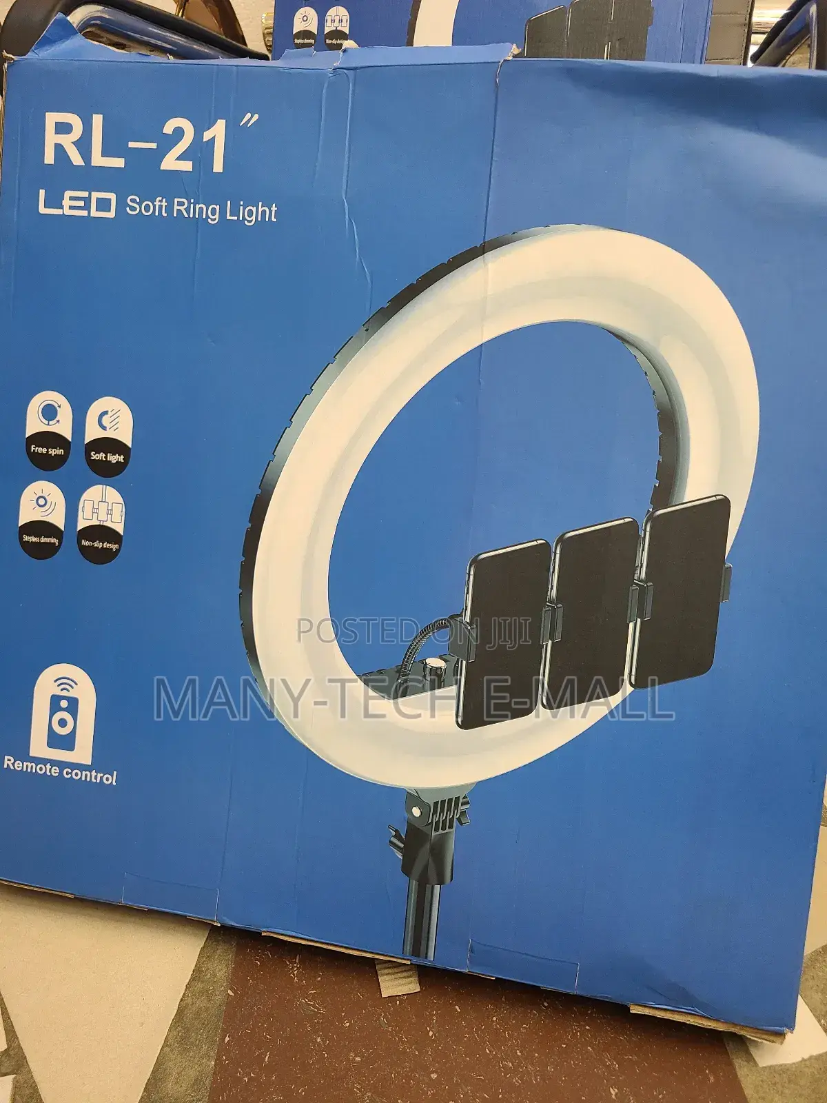 21" Inches Rl Remote Control Ring Light