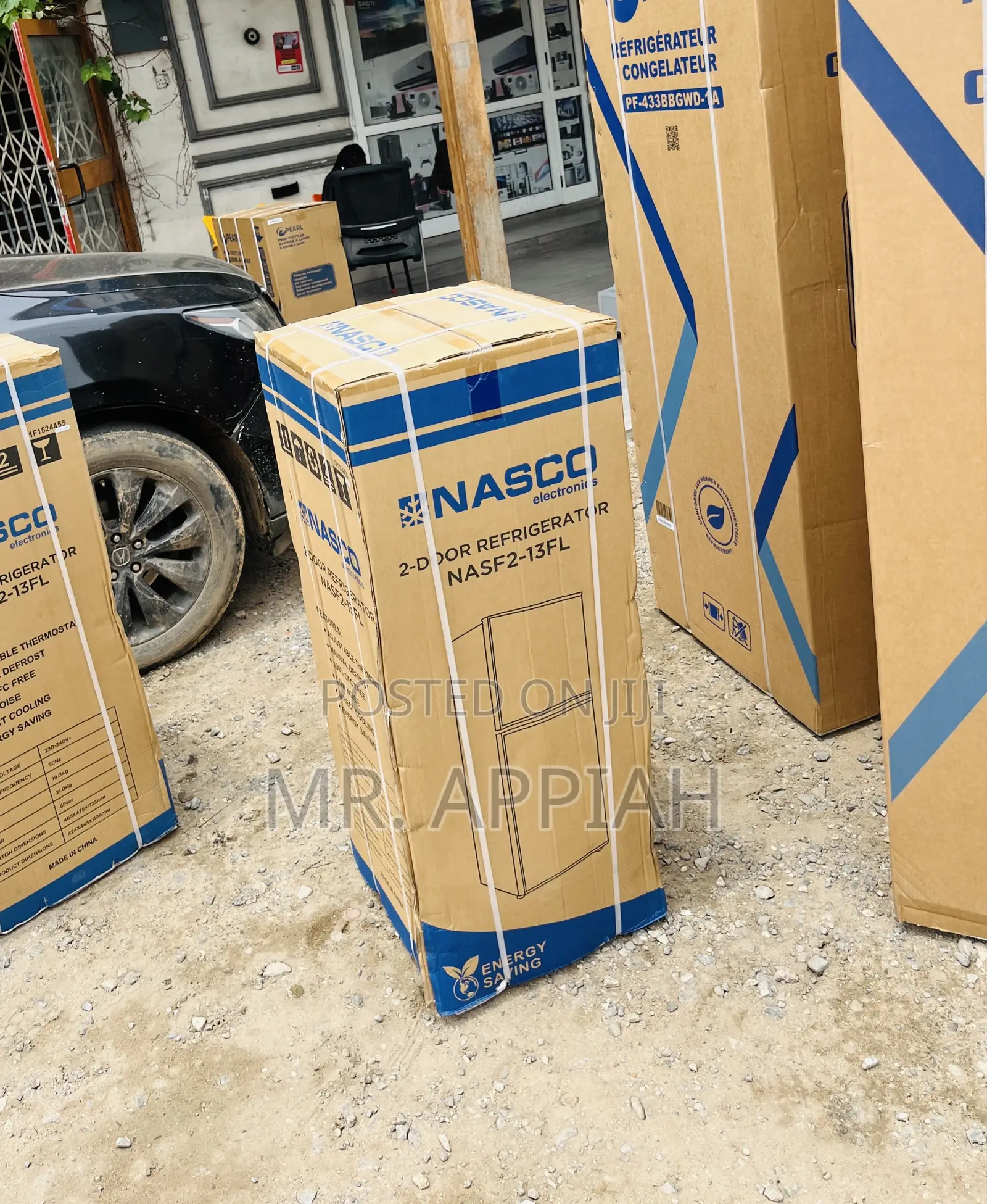 Shop Wonderful Nasco Nasf2-13fl 2 Door Fridge(Silver).