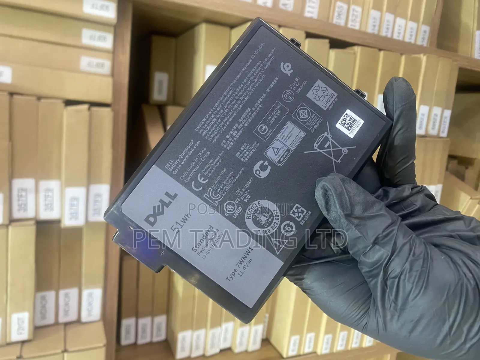 7wnw1 Laptop Battery Compatible With Dell Latitude