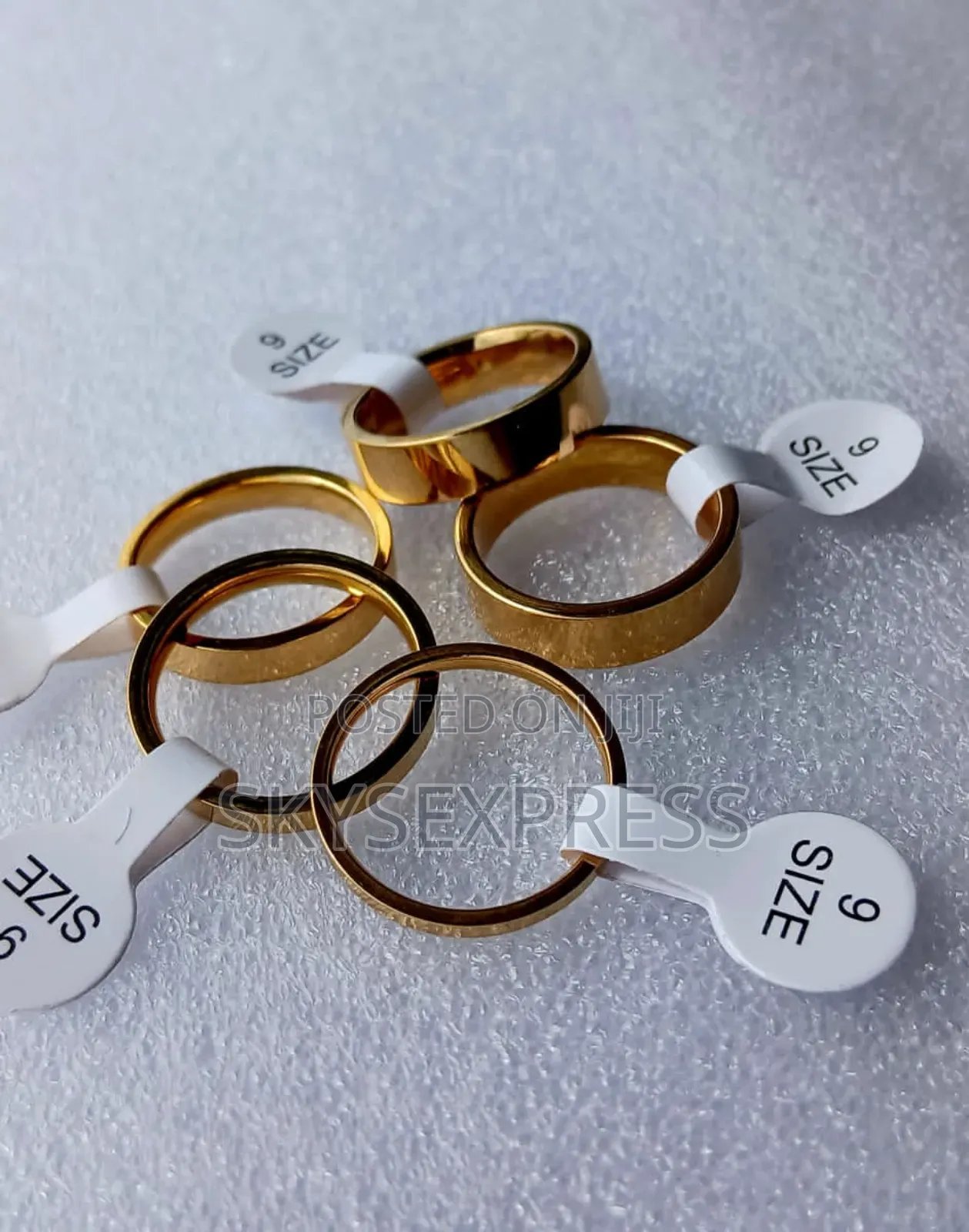 Gold Stainless Steel Rings