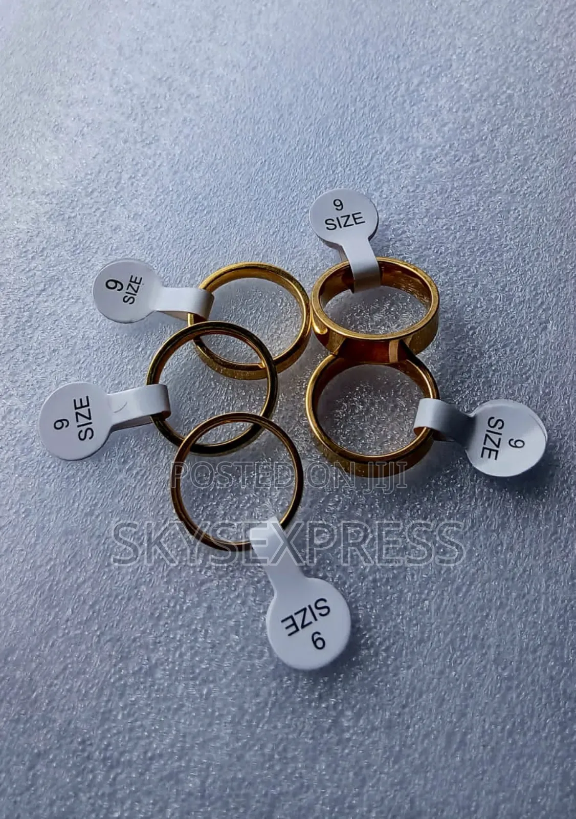 Gold Stainless Steel Rings