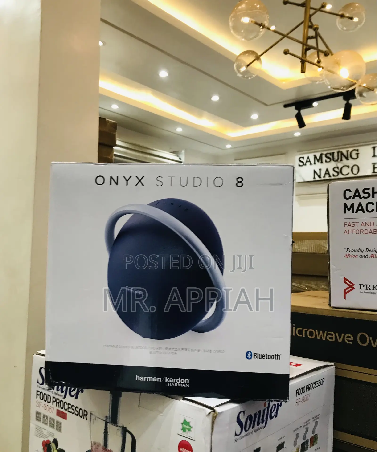 Beautiful Made Onyx 8 Bluetooth Speaker(Blue Black).