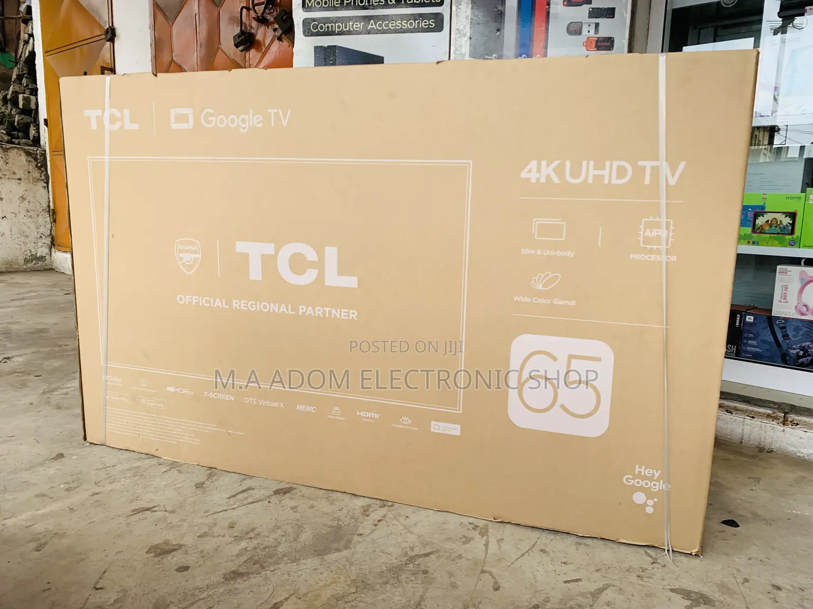 Brand New TCL 65” Bluetooth Smart Android Framework
