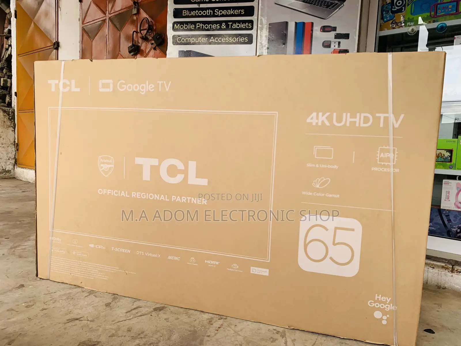 Brand New TCL 65” Bluetooth Smart Android Framework