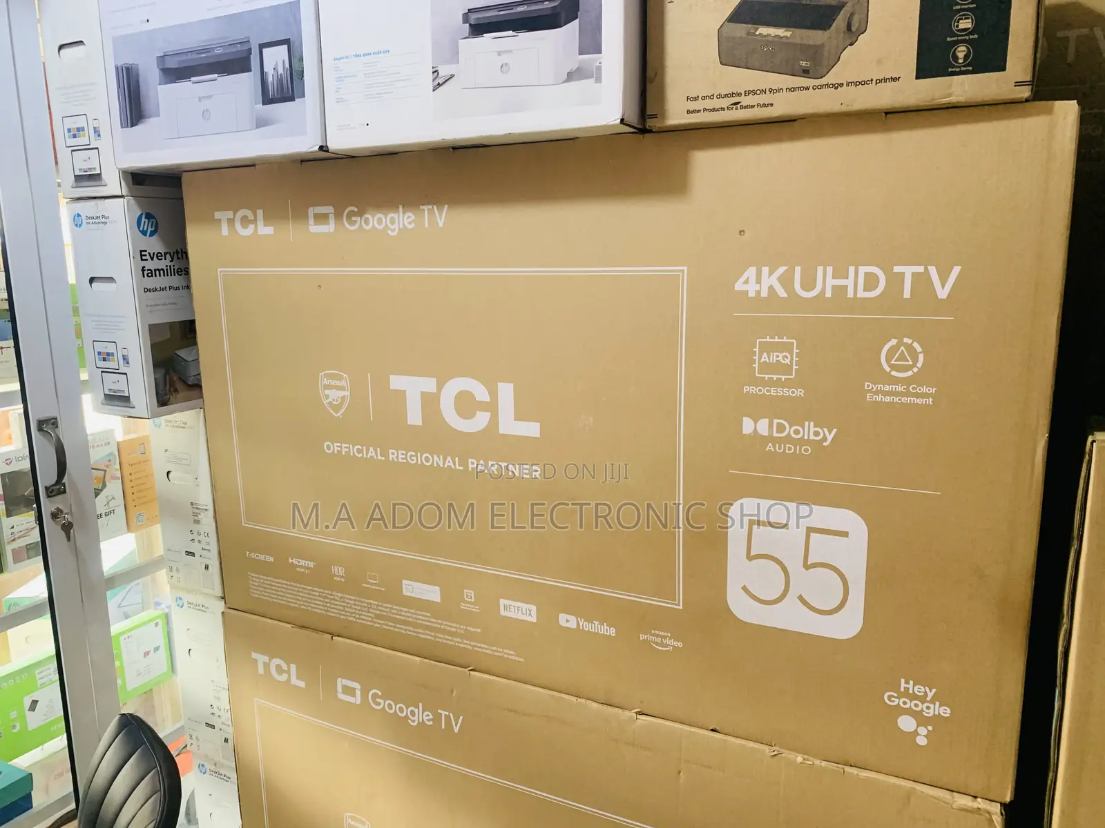 TCL 55” 60hz Graphics Refreshing Rate Hdr10+