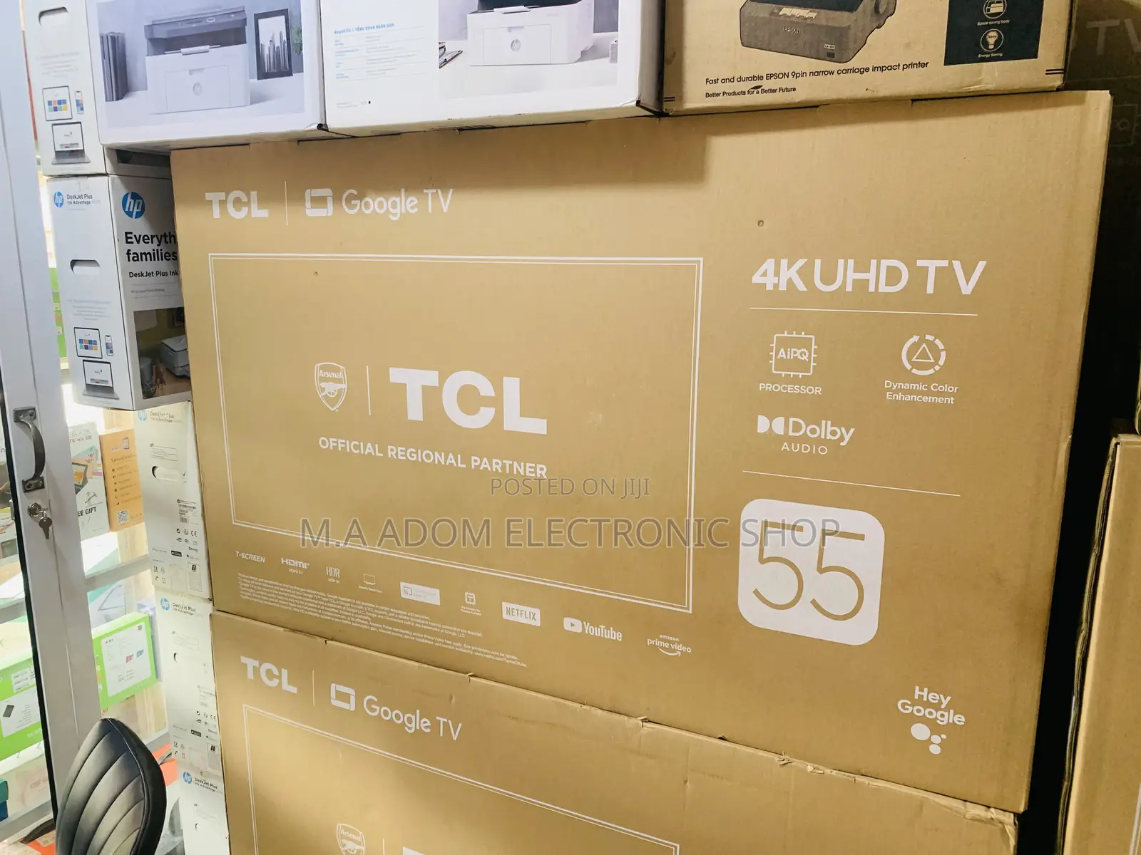TCL 55” 60hz Graphics Refreshing Rate Hdr10+