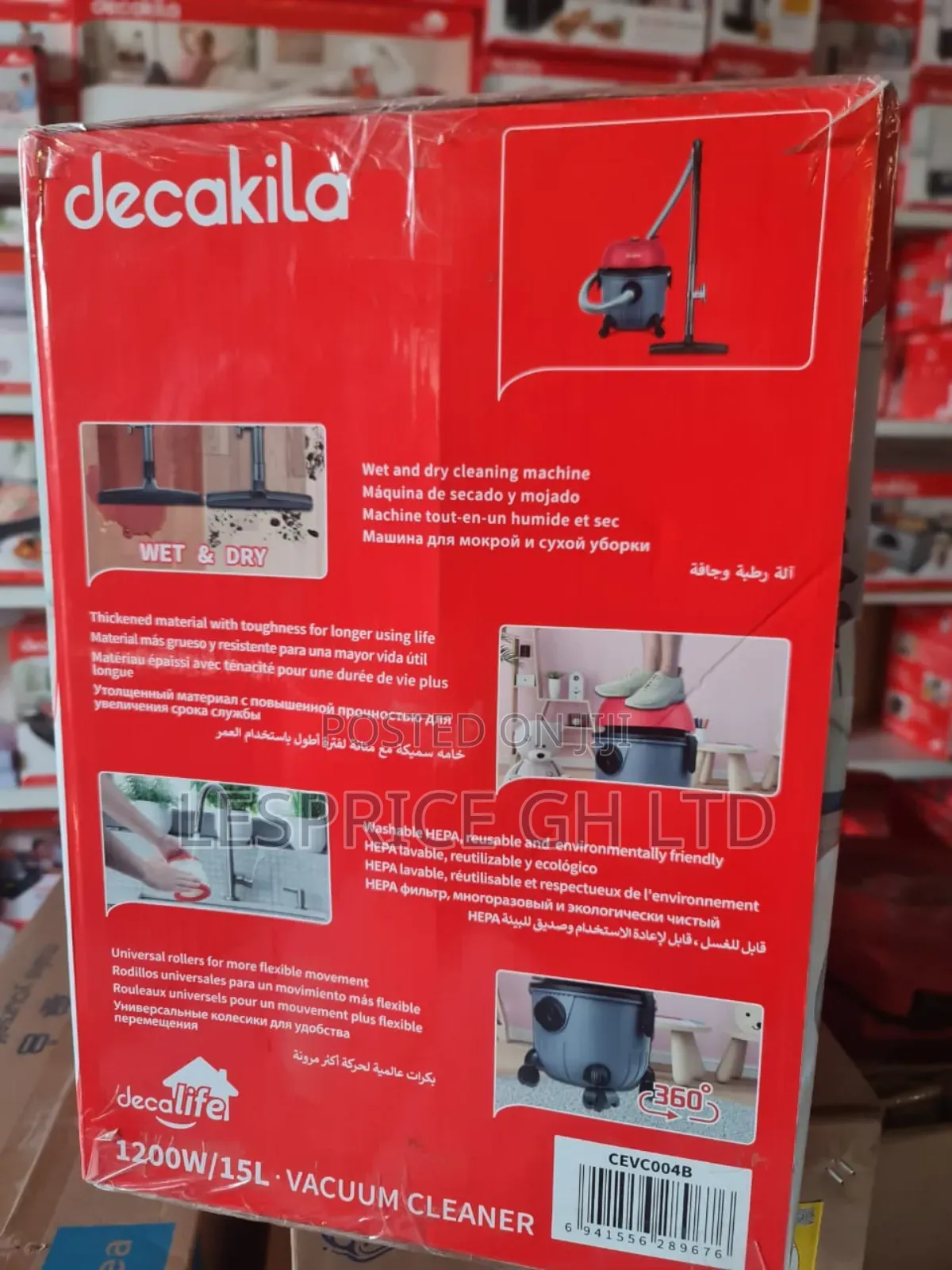 Decakila Vacuum Cleaner - Easy Clean