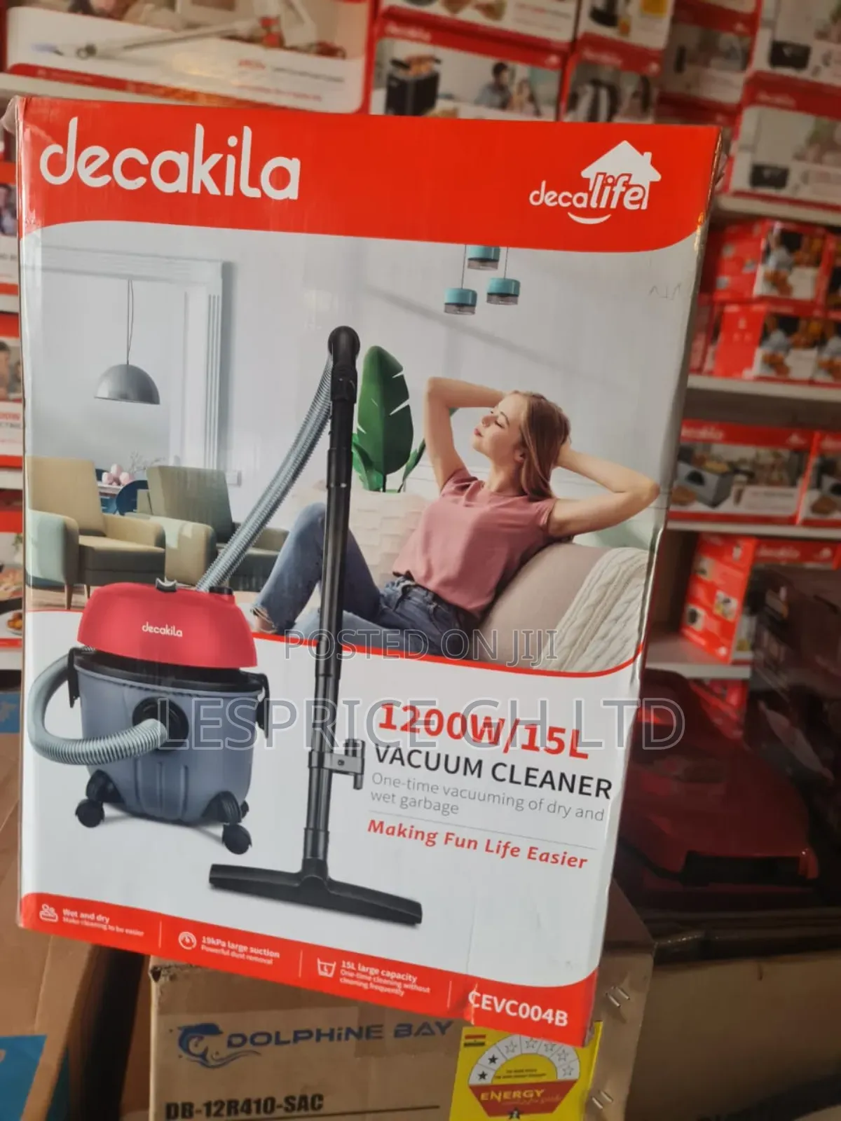Clean Tough Dirt- Decakila 15l Vacuum Cleaner
