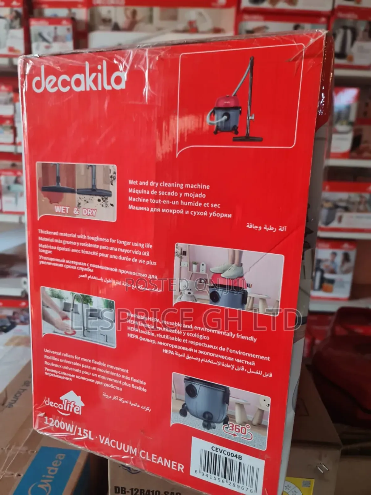 Decakila Vacuum Cleaner - Home Office Use