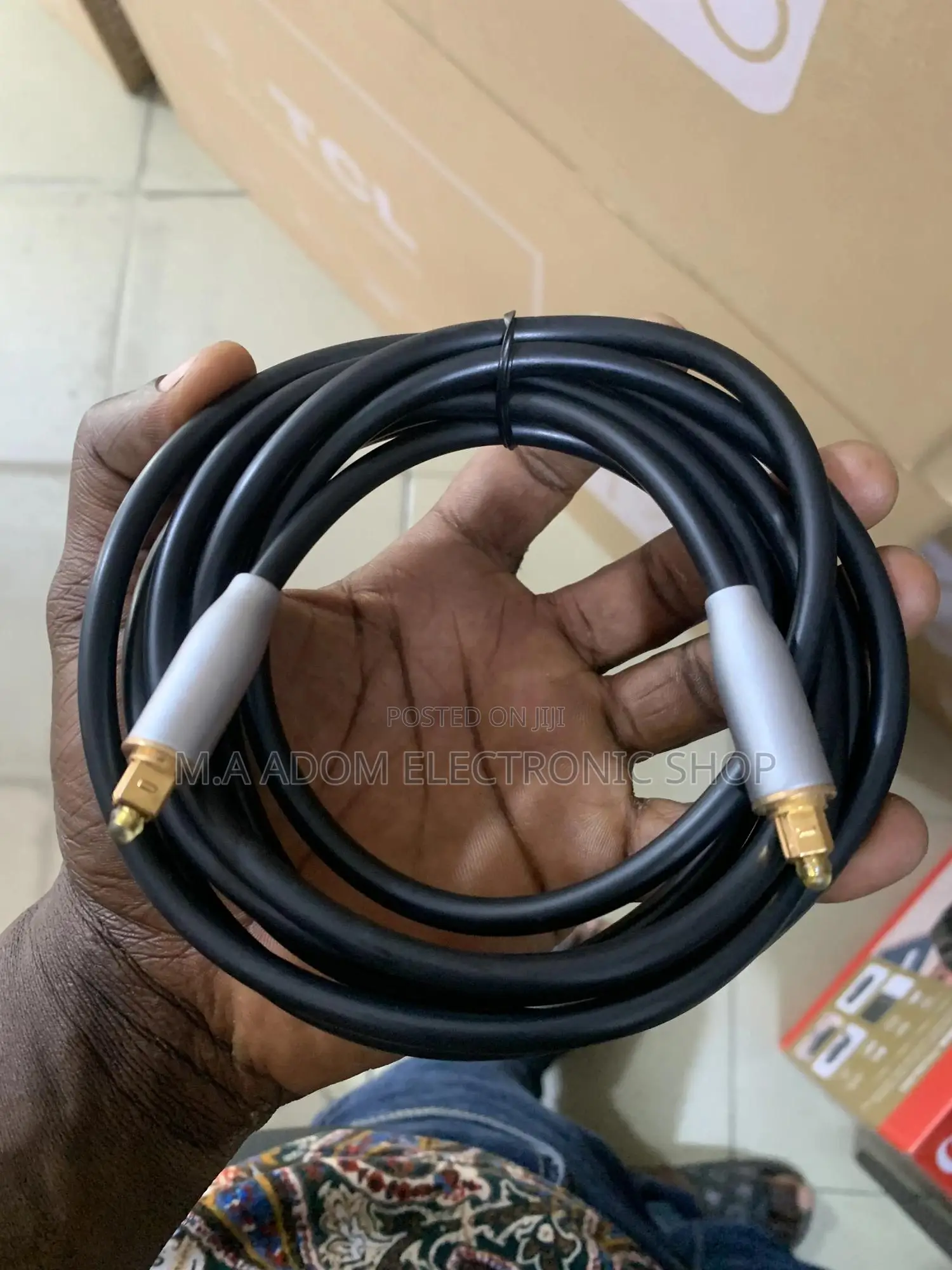 Optical Fiber Cable for Audio Devices