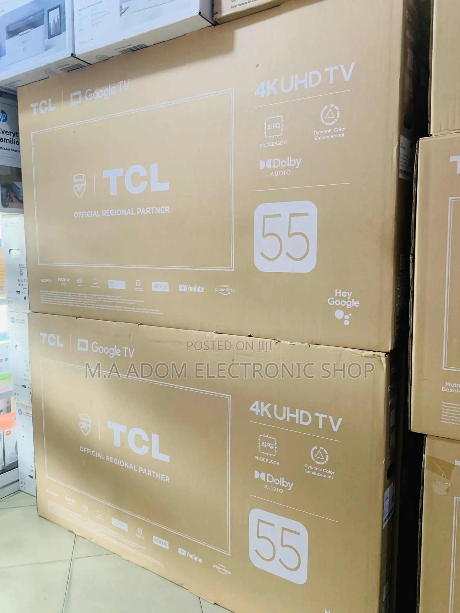 TCL 55” Bluetooth Gaming Tv