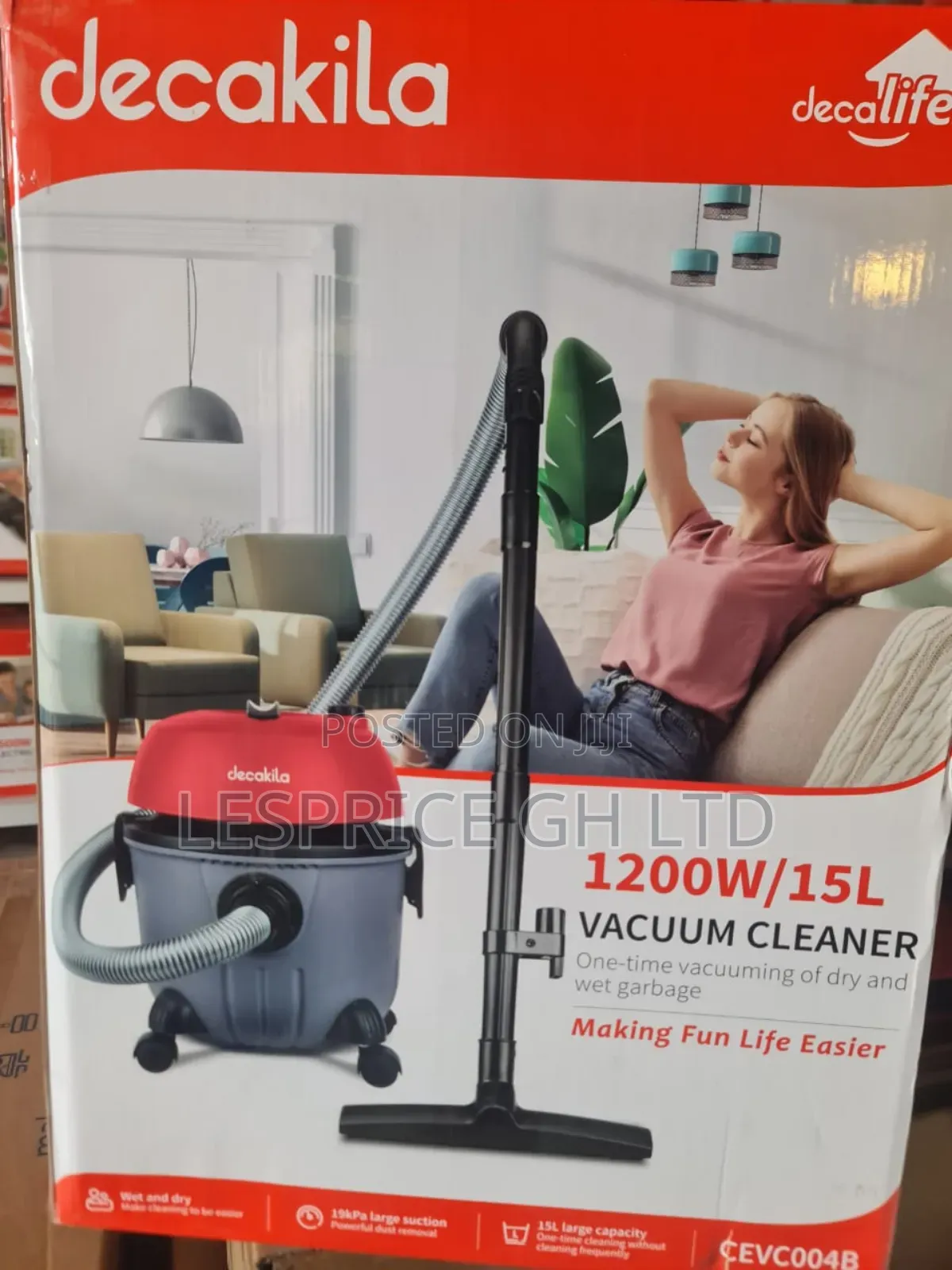 Decakila 1200w Strong Motor Vacuum Cleaner