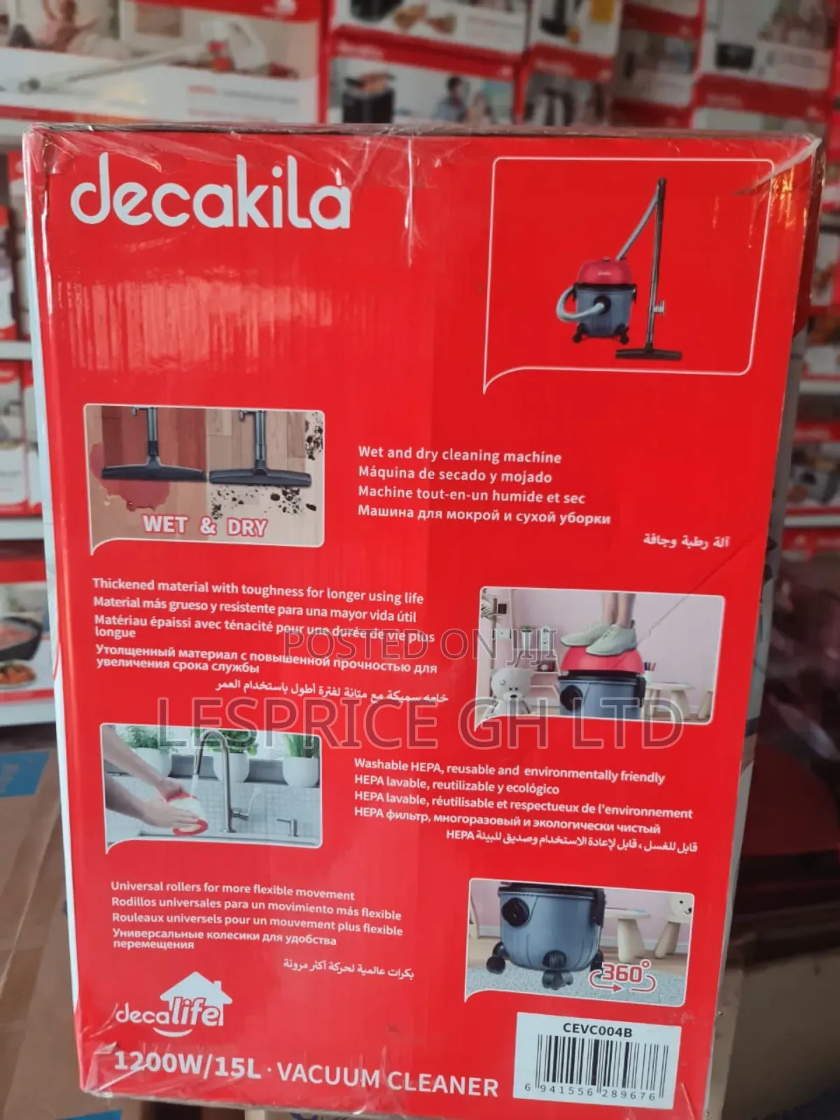 Decakila 1200w Vacuum: Neat Floors