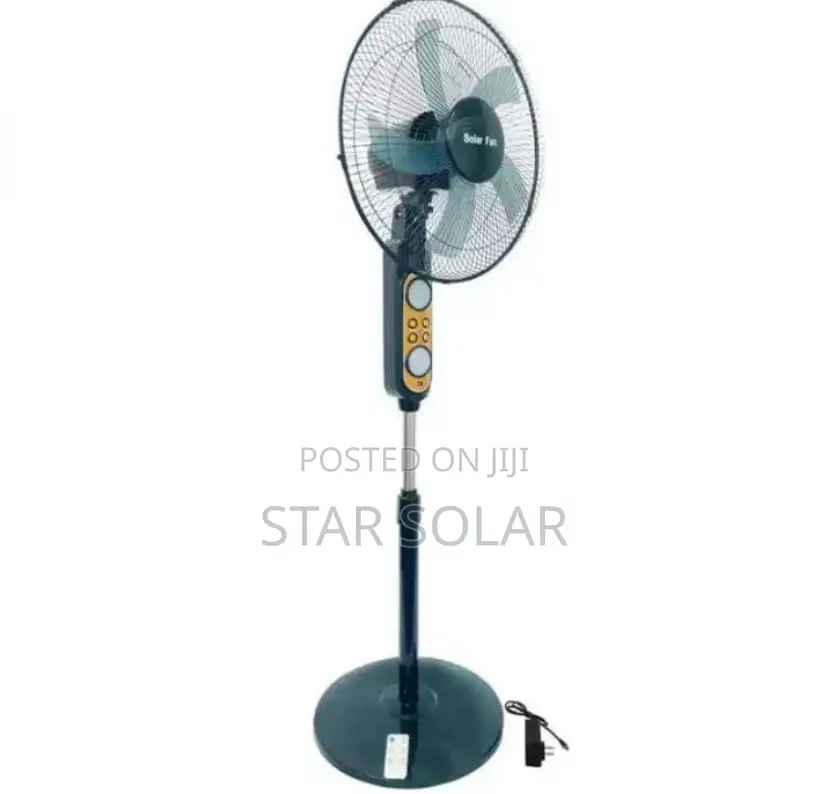 Smart Remote Control Solar Fan With Mosquito Repellent