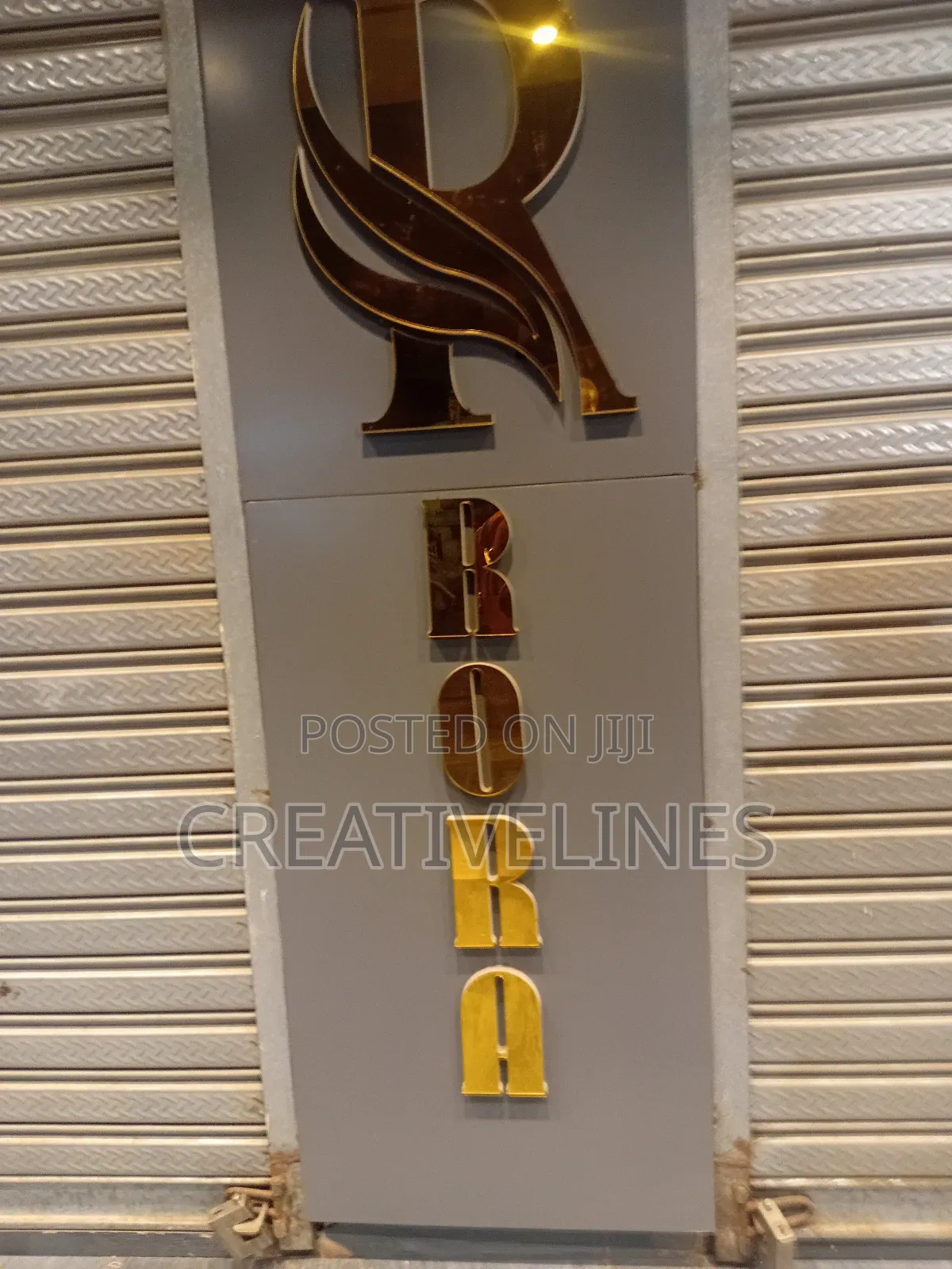 Golden Alphabet Signages