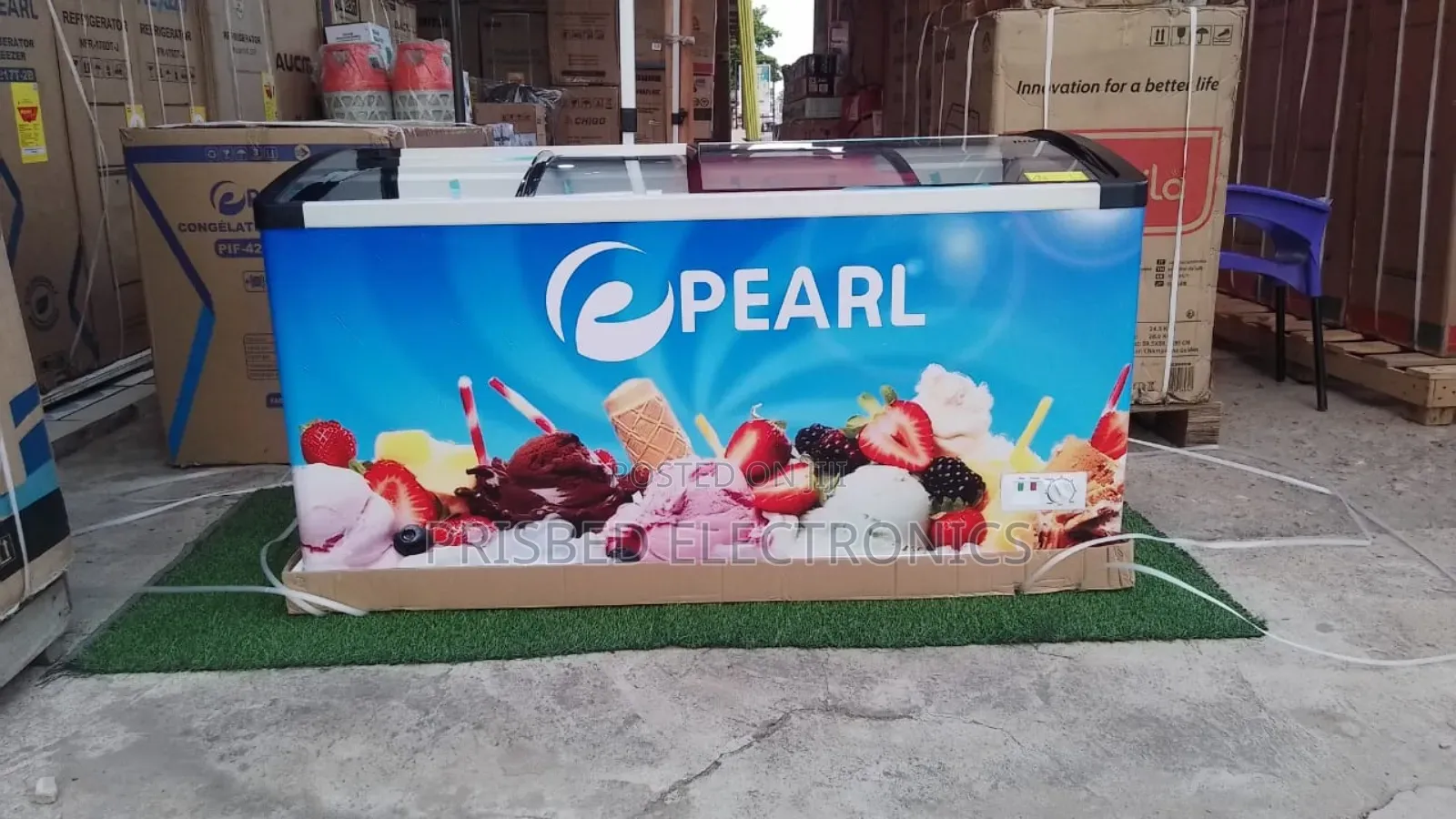^^¥Pearl Durable Ice Cream Freezer / Display Freezer 480 Litres