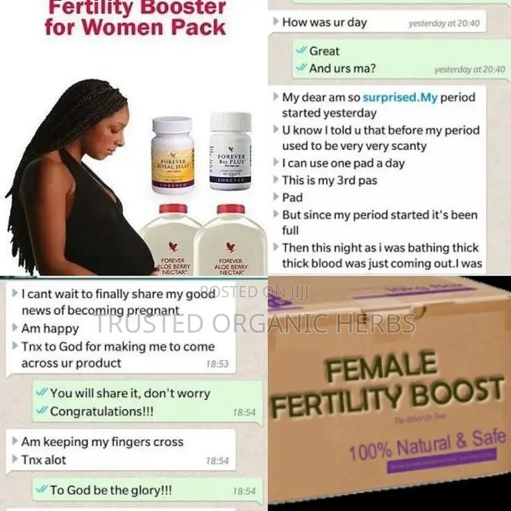 Female Fertility Boost Pack- Get Pregnant Now