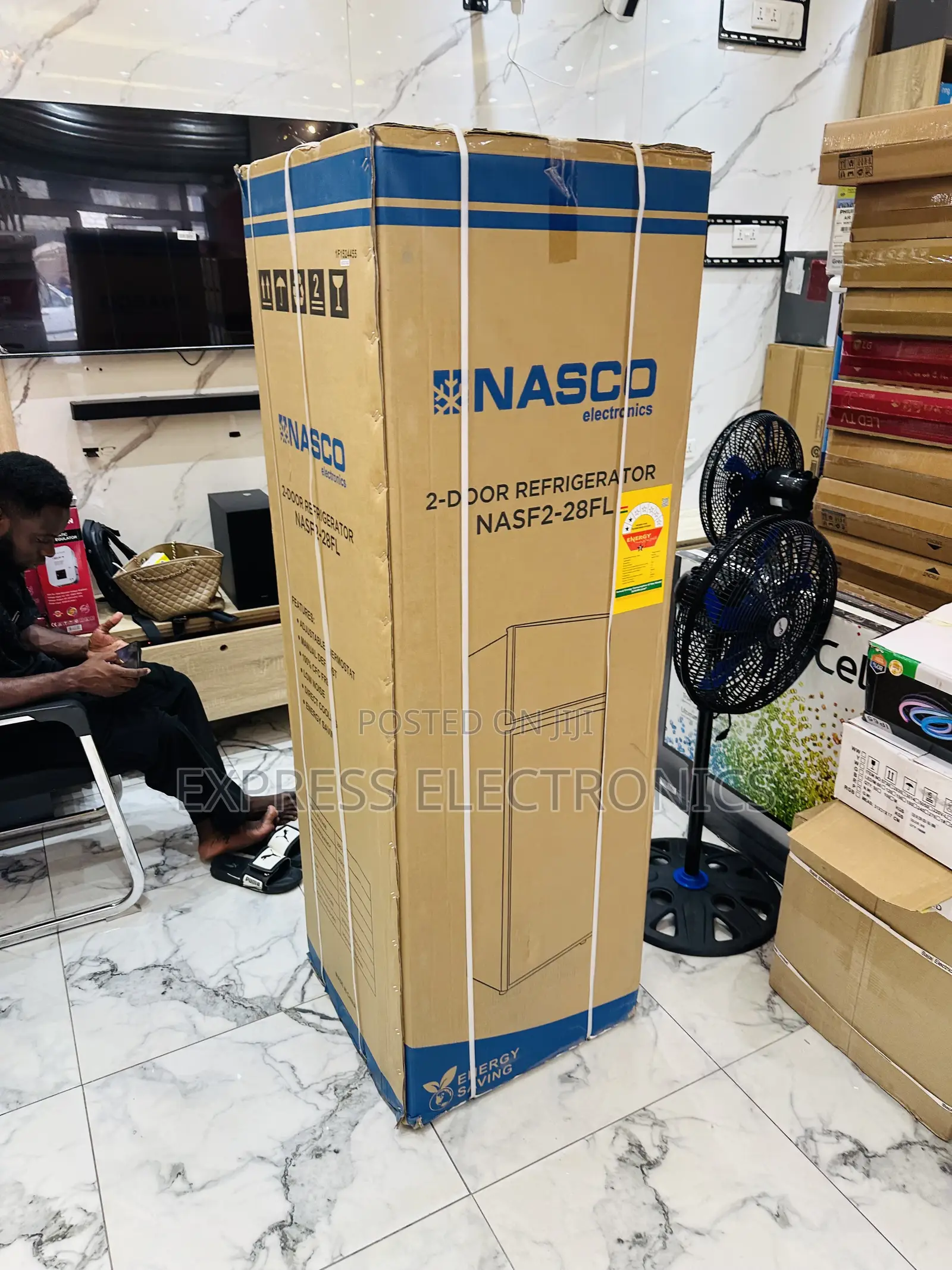 Call for the New Nasco Fridge Top Freezer Nasf2-28fl