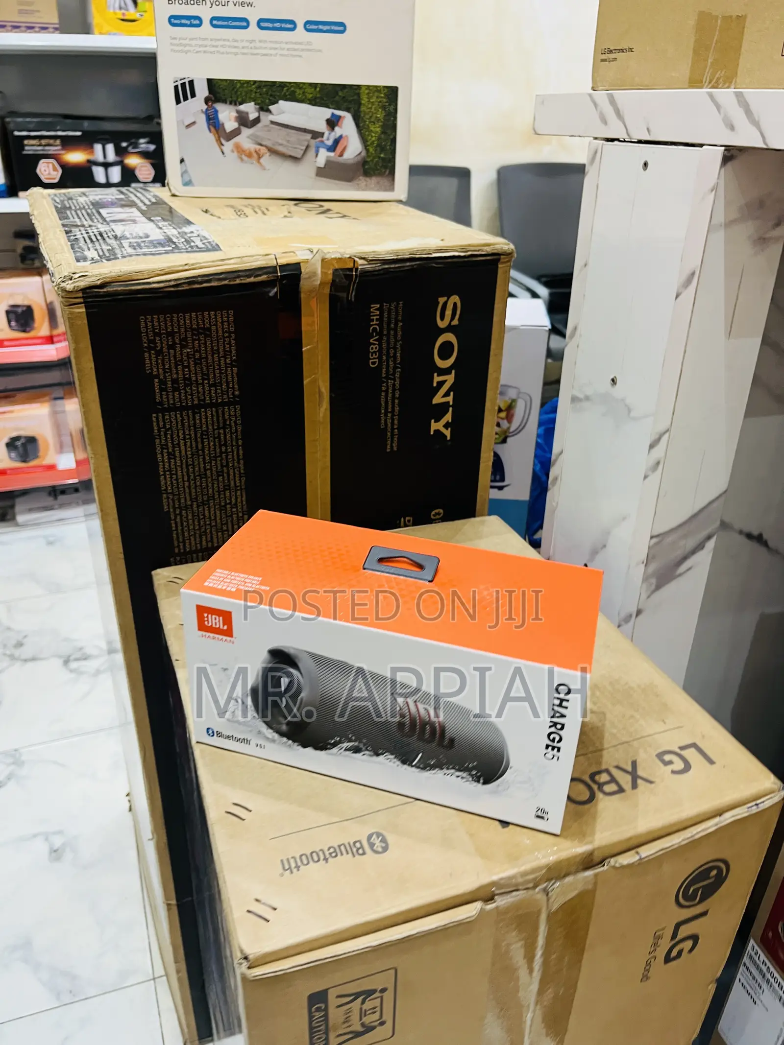 Check Out Original JBL Charge 5 Portable Bluetooth Speaker.