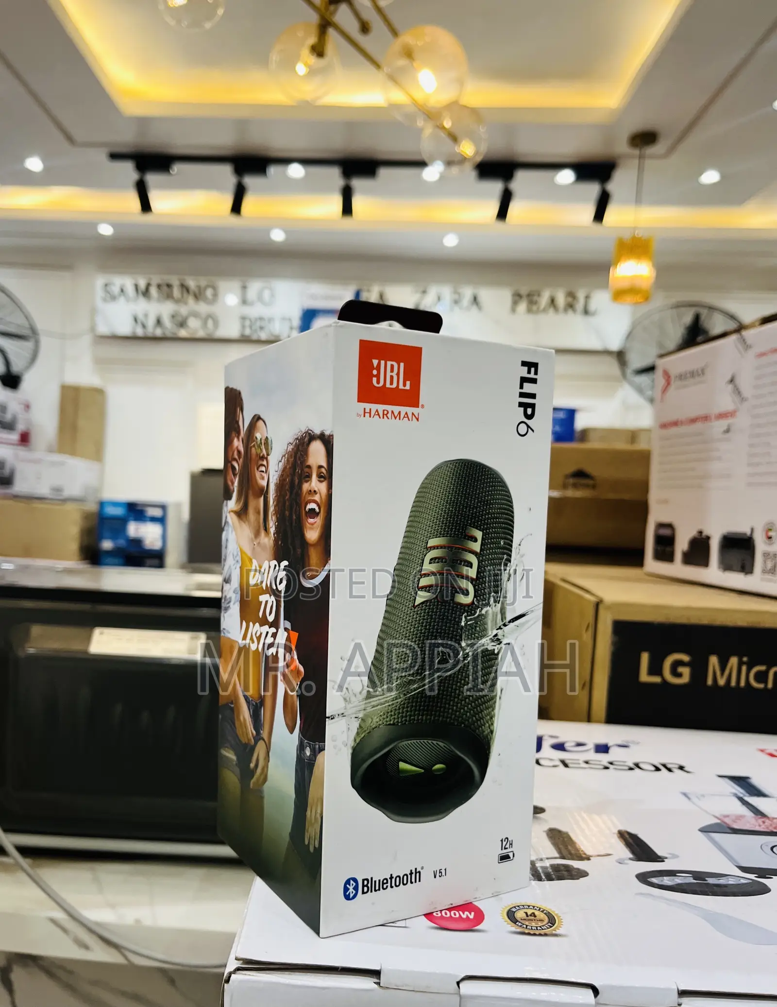 Check Out JBL Flip 6 Portable Bluetooth Speaker(Green).