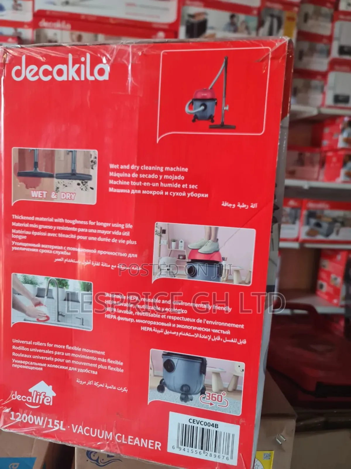 Rapid Decakila 15l Vacuum Cleaner