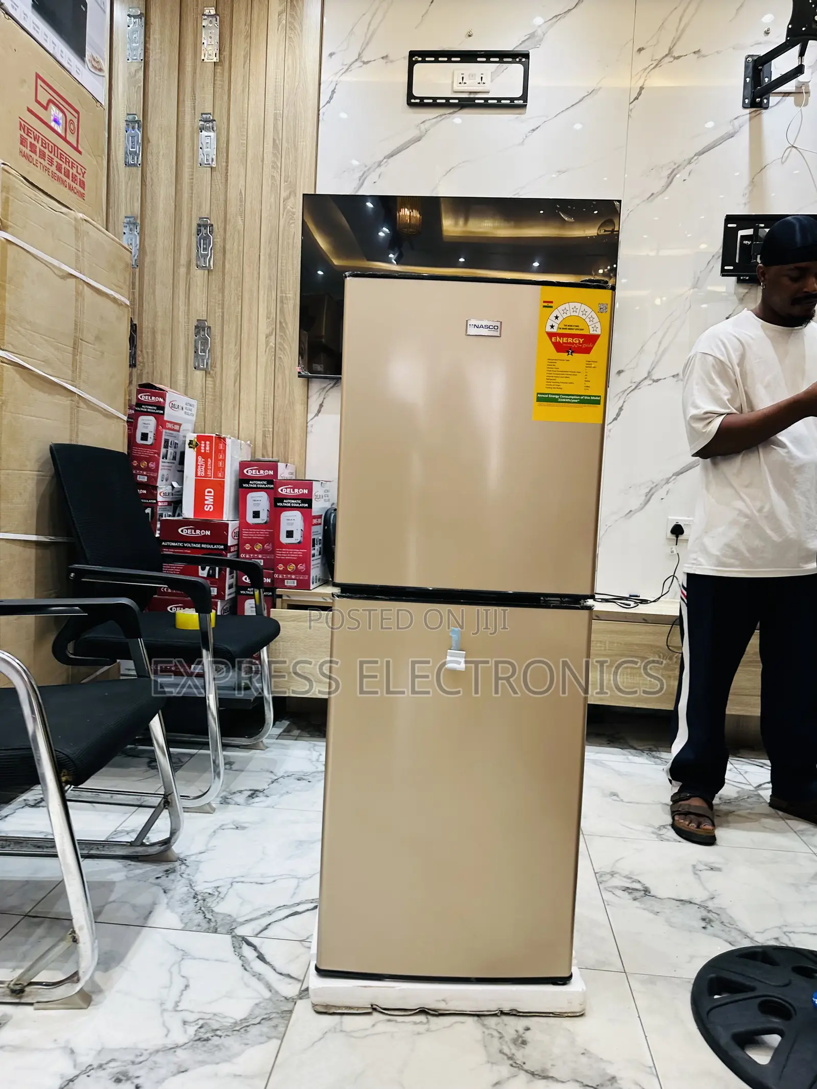 Two Doors Nasco Gold Color Basd2-18fl