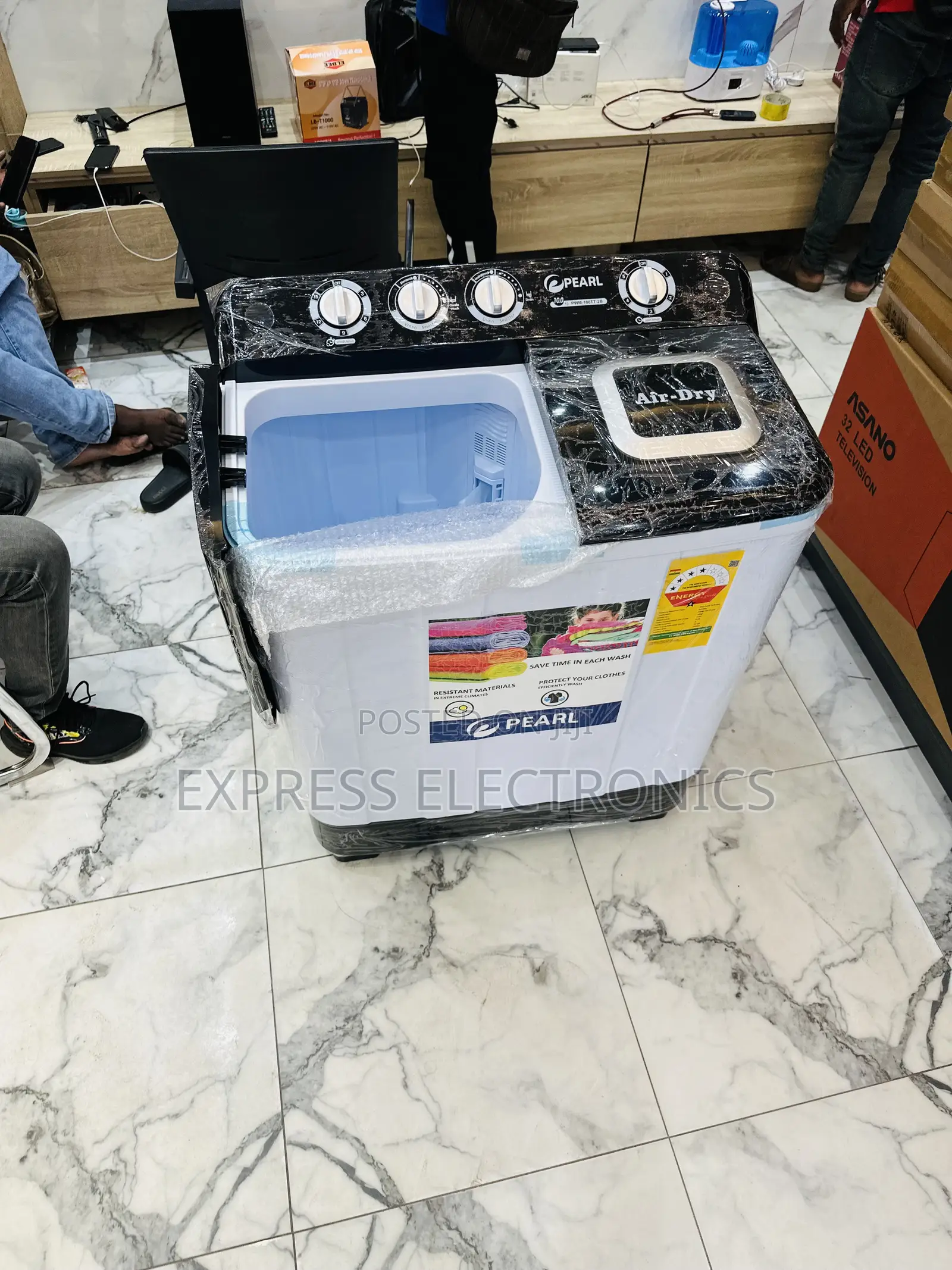 Wash and Spin Washing Machine Pearl 10kg Topload