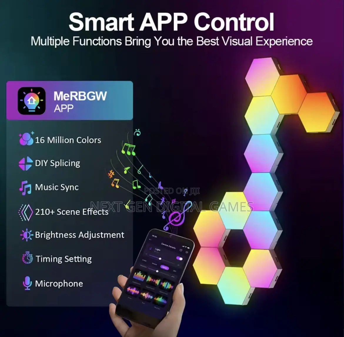 Smart Hexagonal Led Lights